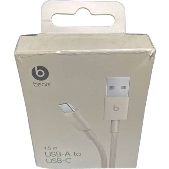 Genuine Beats USB‑C to USB‑A Woven Cable 1.5m – Surge Stone - Lot of 2- Box Wear - Picture 4 of 11